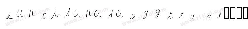 santilanadaughter re字体转换
